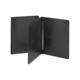 Side Opening Press Guard Report Cover, Prong Fastener, Letter, Black