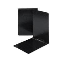 Top Opening Press Guard Report Cover, Prong Fastener, 11 X 17, Black