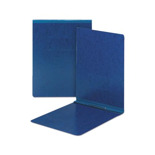 Top Opening Press Guard Report Cover, Prong Fastener, Letter, Dark Blue