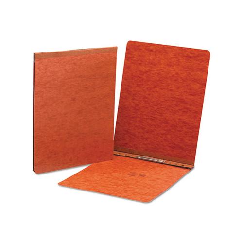 Top Opening Press Guard Report Cover, Prong Fastener, Letter, Red