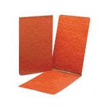 Top Opening Press Guard Report Cover, Prong Fastener, 11 X 17, Red