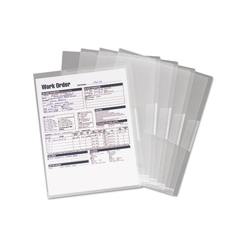 Poly Translucent Project Jackets, Letter Size, Clear, 5-pack