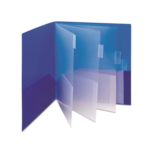 Poly Ten-pocket Subject Folder, 11 X 8.5, Assorted, 2-pack