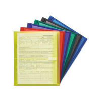 Poly Side-load Envelopes, Fold Flap Closure, 9.75 X 11.63, Assorted, 6-pack