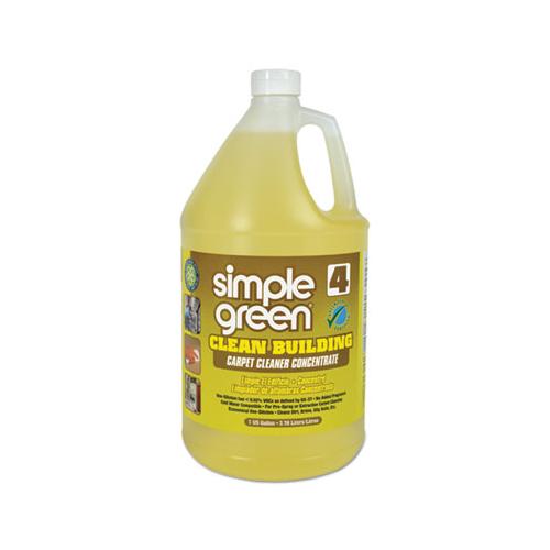 Clean Building Carpet Cleaner Concentrate, Unscented, 1gal Bottle