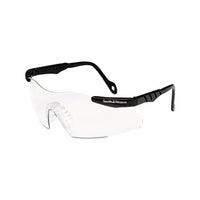 Magnum 3g Safety Eyewear, Black Frame, Clear Lens