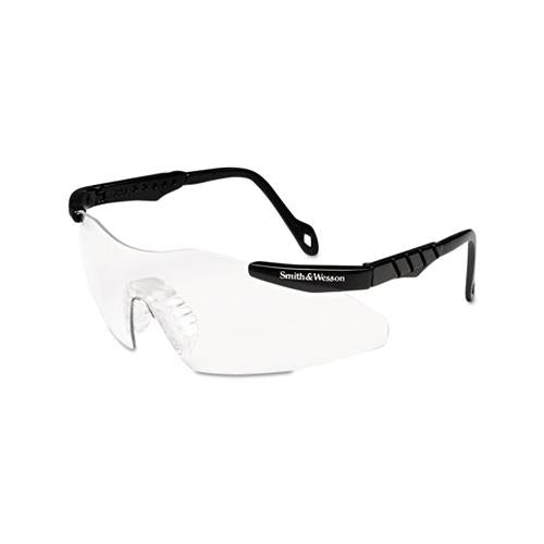 Magnum 3g Safety Eyewear, Black Frame, Clear Lens