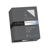 Granite Specialty Paper, 24 Lb, 8.5 X 11, Gray, 500-ream