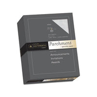 Parchment Specialty Paper, 24 Lb, 8.5 X 11, Gray, 500-ream