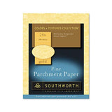 Parchment Specialty Paper, 24 Lb, 8.5 X 11, Gold, 100-pack