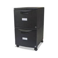 Two-drawer Mobile Filing Cabinet, 14.75w X 18.25d X 26h, Gray