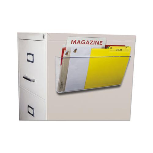Unbreakable Magnetic Wall File, Letter-legal, 16 X 7, Single Pocket, Clear