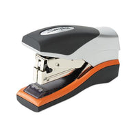 Optima 40 Compact Stapler, 40-sheet Capacity, Black-silver-orange