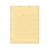 Medical Chart Index Divider Sheets, 11 X 8.5, Manila, 400-box