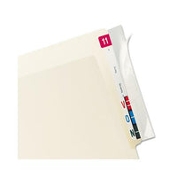 Self-adhesive Label-file Folder Protector, End Tab, 2 X 8, Clear, 100-box