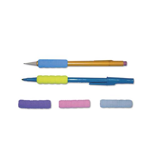 Ribbed Pencil Cushions, 1.75", Assorted Colors, 50-box