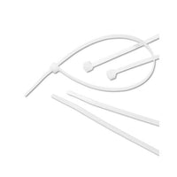 Nylon Cable Ties, 11 X 0.19, 50 Lb, Natural, 500-pack