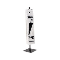 Wet Umbrella Bag Stand, Powder Coated Steel, 10w X 10d X 40h, Black