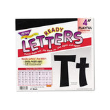 Ready Letters Playful Combo Set, Black, 4"h, 216-set