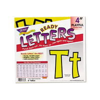 Ready Letters Playful Combo Set, Yellow, 4"h, 216-set