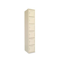 Box Compartments, Single Stack, 12w X 18d X 72h, Sand