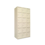 Box Compartments, Triple Stack, 36w X 18d X 72h, Sand