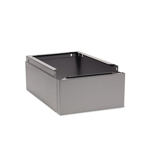 Optional Locker Base, 12w X 18d X 6h, Medium Gray