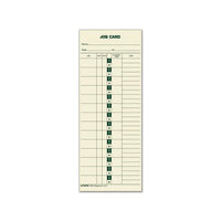 Job Card For Cincinnati-lathem-simplex, 1 Side, 3 1-2 X 9, 500-box