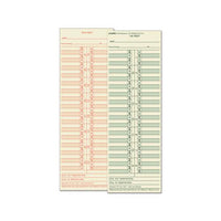 Time Card For Cincinnati-lathem-simplex-acroprint, Semi-monthly, 500-box