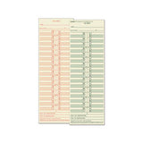 Time Card For Cincinnati-lathem-simplex-acroprint, Semi-monthly, 500-box