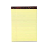 Gold Fibre Writing Pads, Wide-legal Rule, 8.5 X 11.75, Canary, 50 Sheets, Dozen
