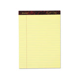 Gold Fibre Writing Pads, Wide-legal Rule, 8.5 X 11.75, Canary, 50 Sheets, Dozen
