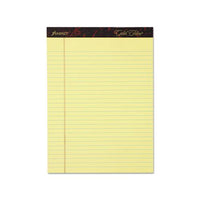 Gold Fibre Writing Pads, Wide-legal Rule, 8.5 X 11.75, Canary, 50 Sheets, 4-pack