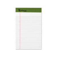 Earthwise By Oxford Writing Pad, Narrow Rule, 5 X 8, White, 50 Sheets, Dozen