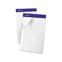 Recycled Writing Pads, Narrow Rule, 5 X 8, White, 50 Sheets, Dozen