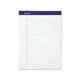 Recycled Writing Pads, Wide-legal Rule, 8.5 X 11.75, White, 50 Sheets, Dozen