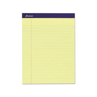 Legal Ruled Pads, Narrow Rule, 8.5 X 11.75, Canary, 50 Sheets, 4-pack