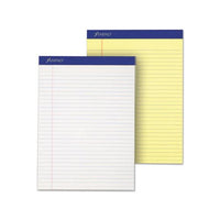 Perforated Writing Pads, Wide-legal Rule, 8.5 X 11.75, Canary, 50 Sheets, Dozen