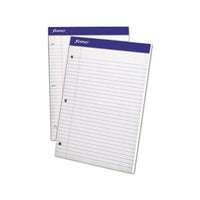 Double Sheet Pads, Wide-legal Rule, 8.5 X 11.75, White, 100 Sheets