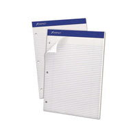 Double Sheet Pads, Narrow Rule, 8.5 X 11.75, White, 100 Sheets