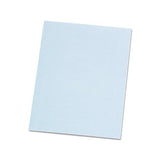 Quadrille Pads, 8 Sq-in Quadrille Rule, 8.5 X 11, White, 50 Sheets