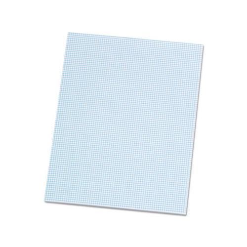 Quadrille Pads, 8 Sq-in Quadrille Rule, 8.5 X 11, White, 50 Sheets