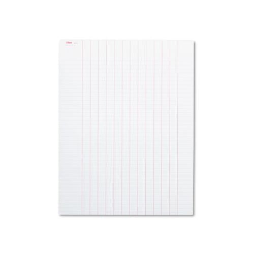 Data Pad W-plain Column Headings, 8.5 X 11, White, 50 Sheets