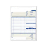 Snap-off Job Invoice Form, 8 1-2 X 11 5-8, Three-part Carbonless, 50 Forms