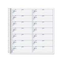 Voice Mail Log Book, 8 1-2 X 8-1-4, 1,400-message Book