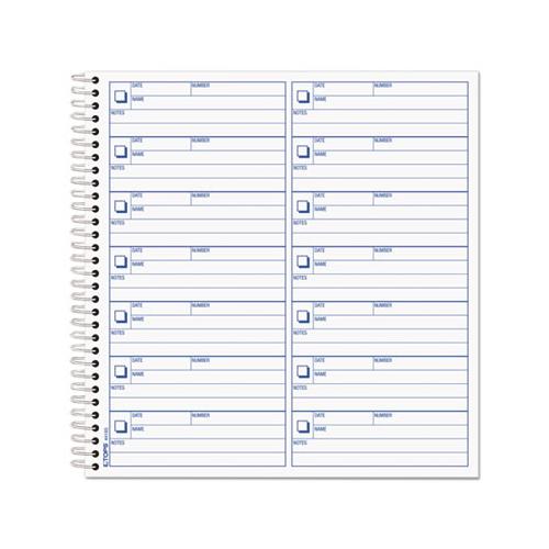 Voice Mail Log Book, 8 1-2 X 8-1-4, 1,400-message Book