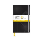 Idea Collective Journal, 1 Subject, Wide-legal Rule, Black Cover, 8.25 X 5, 120 Sheets