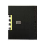 Idea Collective Professional Wirebound Hardcover Notebook, 5 7-8 X 8 1-4, Black