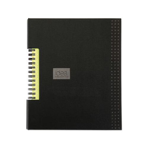 Idea Collective Professional Wirebound Hardcover Notebook, 5 7-8 X 8 1-4, Black