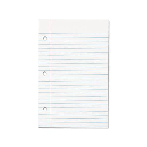 Filler Paper, 3-hole, 5.5 X 8.5, Medium-college Rule, 100-pack